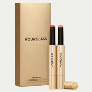 HOURGLASS PHANTOM VOLUMIZING GLOSSY BALM DUO TRACE & MYSTIC .05 OZ New in Box